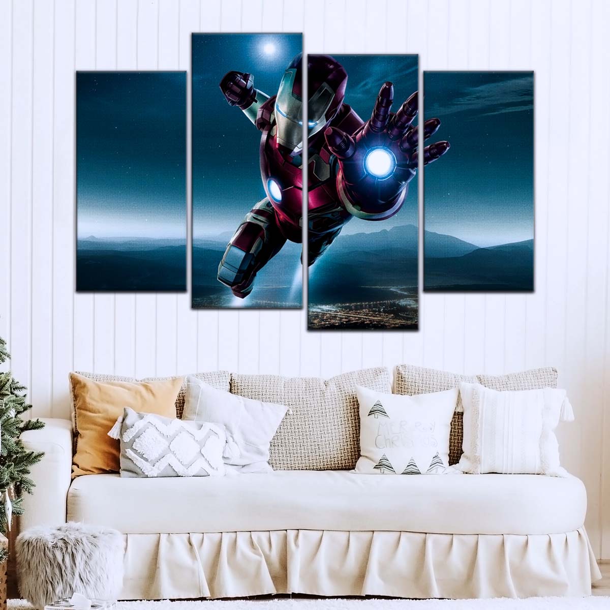 Marvel Wall Art - MCU5025 - Iron Man - Avengers Age of Ultron Epic Flight - Marvel Cinematic Universe Poster - Marvel Cinematic Universe Canvas