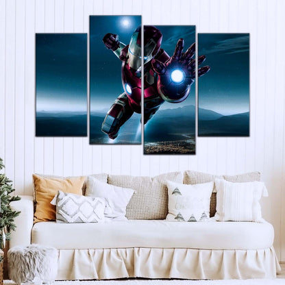 Marvel Wall Art - MCU5025 - Iron Man - Avengers Age of Ultron Epic Flight - Marvel Cinematic Universe Poster - Marvel Cinematic Universe Canvas