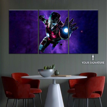 Marvel Wall Art - MCU5027 - Iron Man - Futuristic Hero in Action - Marvel Cinematic Universe Poster - Marvel Cinematic Universe Canvas
