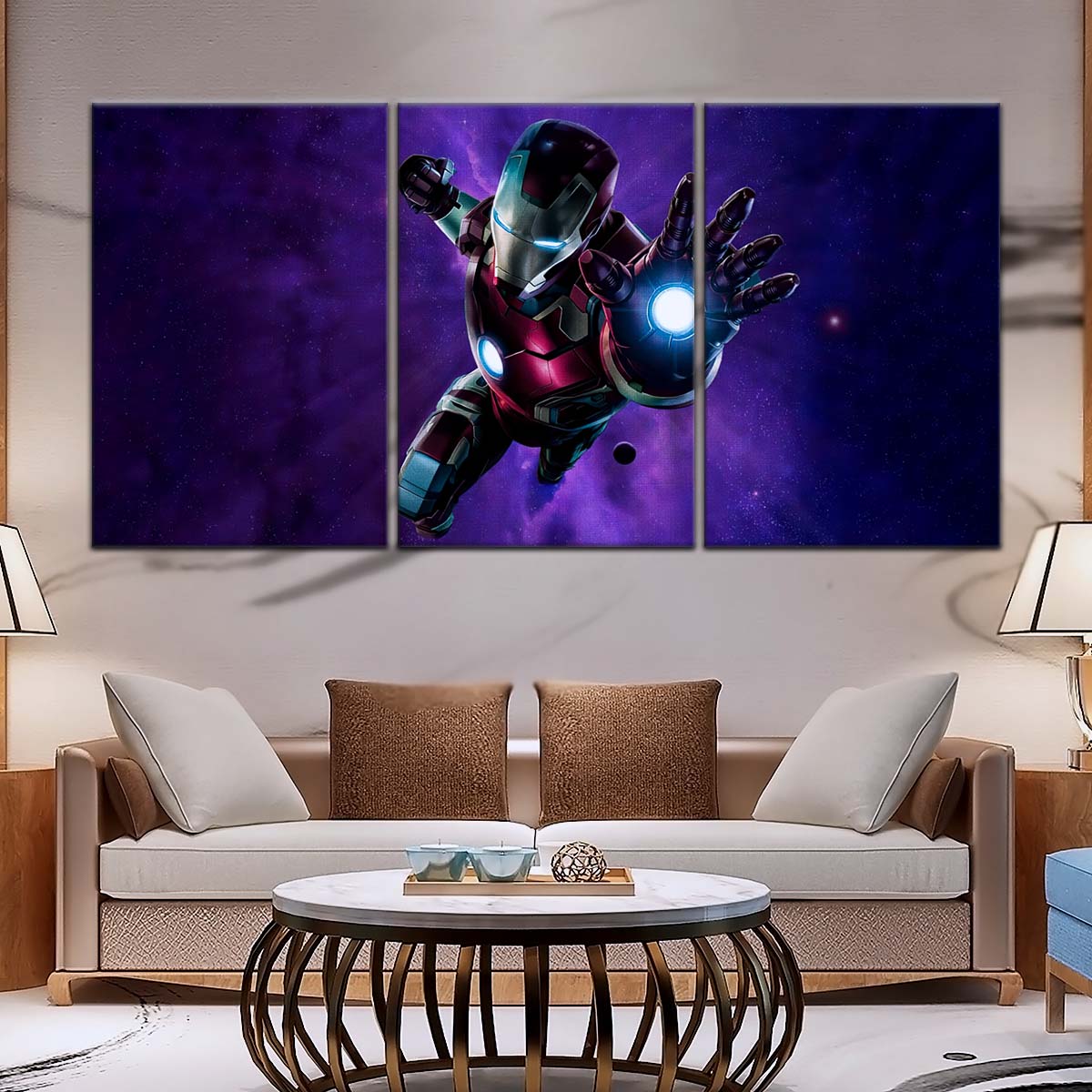 Marvel Wall Art - MCU5027 - Iron Man - Futuristic Hero in Action - Marvel Cinematic Universe Poster - Marvel Cinematic Universe Canvas