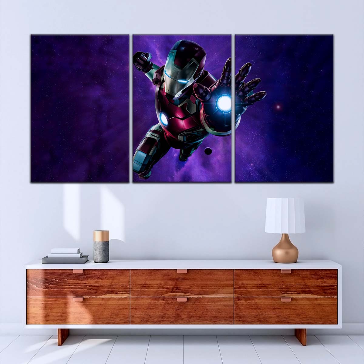 Marvel Wall Art - MCU5027 - Iron Man - Futuristic Hero in Action - Marvel Cinematic Universe Poster - Marvel Cinematic Universe Canvas