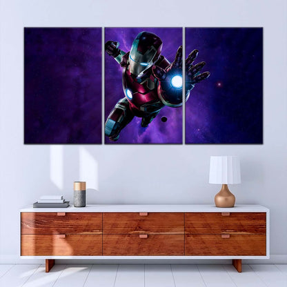 Marvel Wall Art - MCU5027 - Iron Man - Futuristic Hero in Action - Marvel Cinematic Universe Poster - Marvel Cinematic Universe Canvas