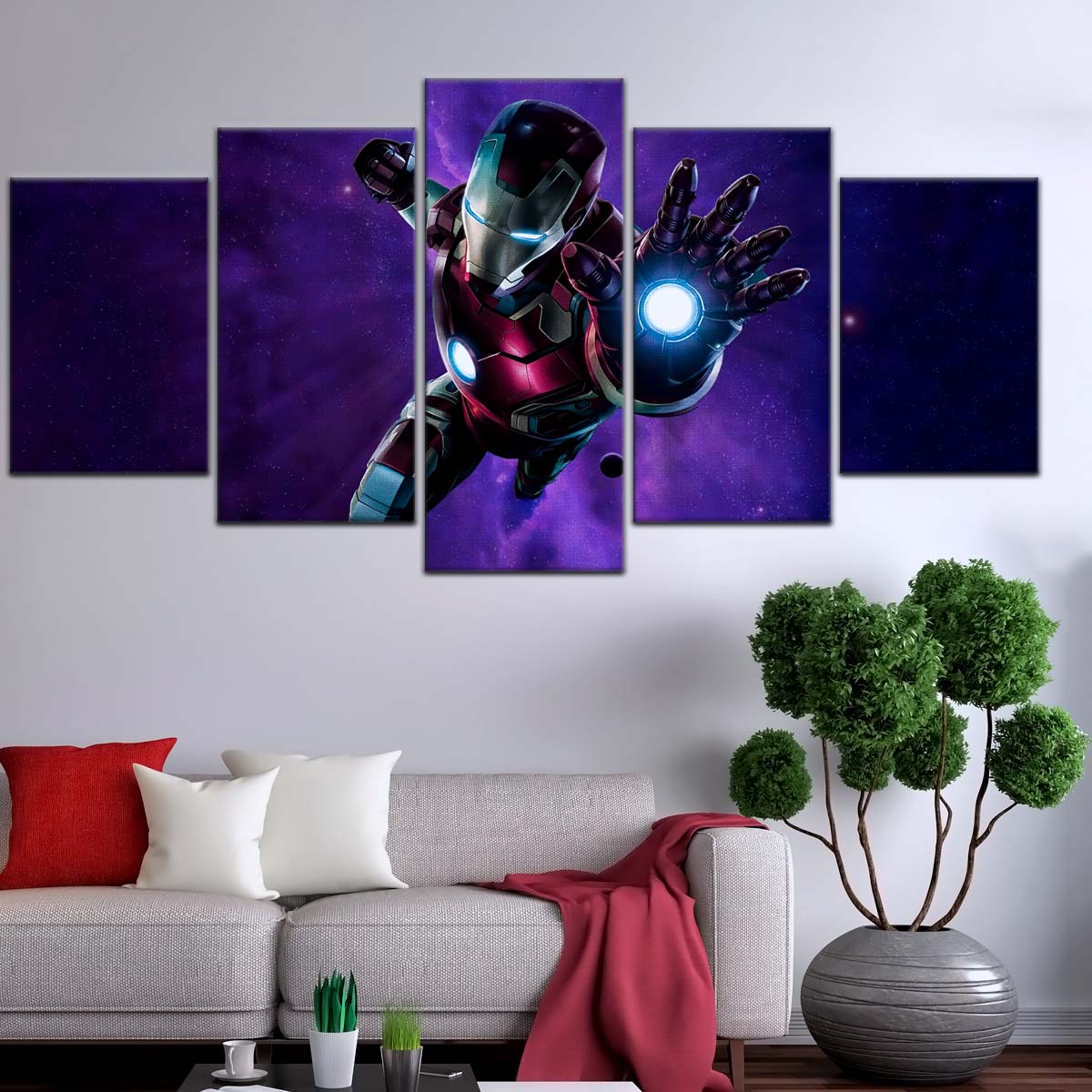 Marvel Wall Art - MCU5027 - Iron Man - Futuristic Hero in Action - Marvel Cinematic Universe Poster - Marvel Cinematic Universe Canvas