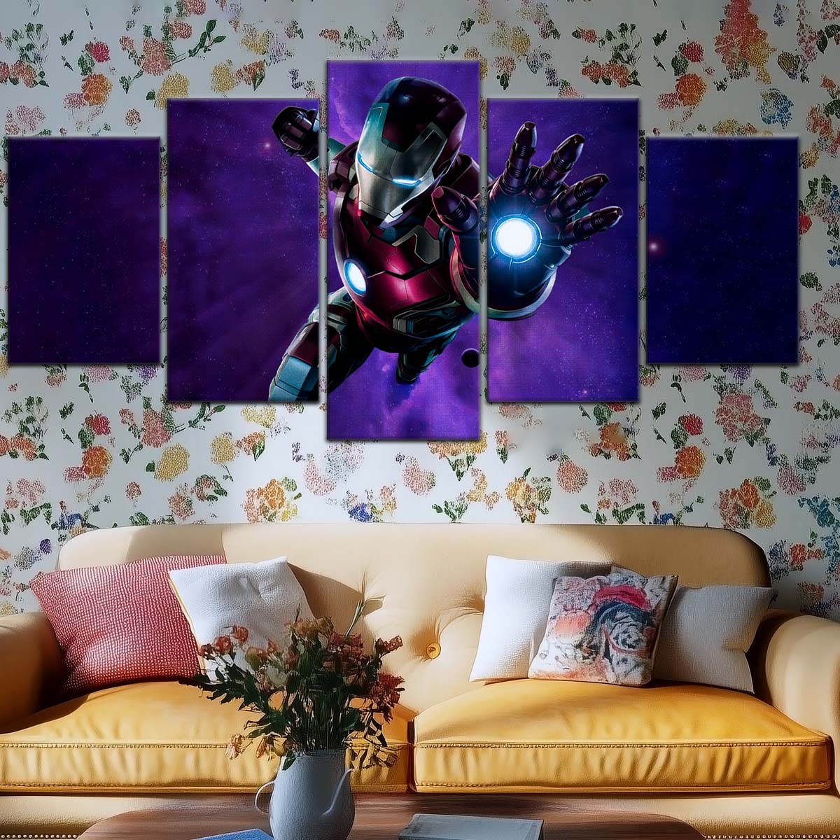 Marvel Wall Art - MCU5027 - Iron Man - Futuristic Hero in Action - Marvel Cinematic Universe Poster - Marvel Cinematic Universe Canvas