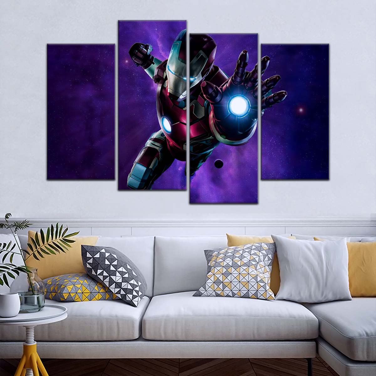 Marvel Wall Art - MCU5027 - Iron Man - Futuristic Hero in Action - Marvel Cinematic Universe Poster - Marvel Cinematic Universe Canvas