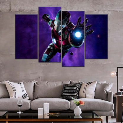 Marvel Wall Art - MCU5027 - Iron Man - Futuristic Hero in Action - Marvel Cinematic Universe Poster - Marvel Cinematic Universe Canvas