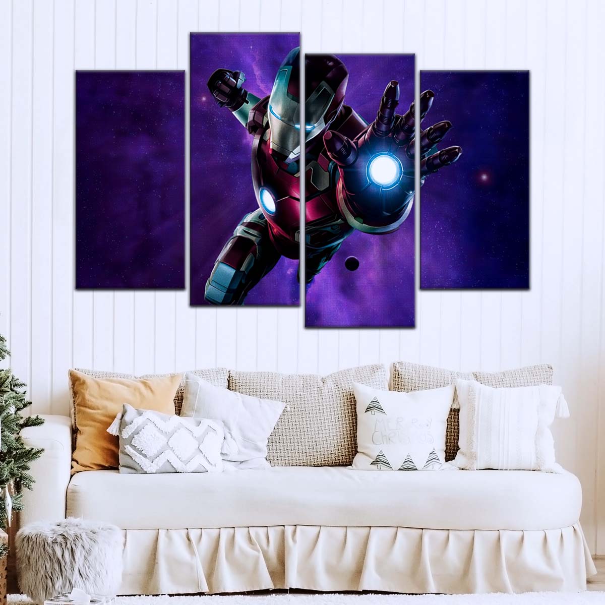 Marvel Wall Art - MCU5027 - Iron Man - Futuristic Hero in Action - Marvel Cinematic Universe Poster - Marvel Cinematic Universe Canvas