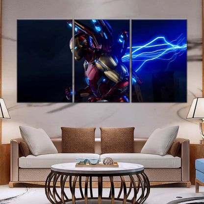 Marvel Wall Art - MCU5028 - Iron Man - Electrifying Power in Action - Marvel Cinematic Universe Poster - Marvel Cinematic Universe Canvas