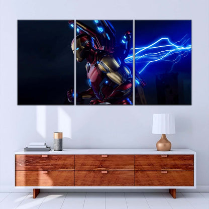 Marvel Wall Art - MCU5028 - Iron Man - Electrifying Power in Action - Marvel Cinematic Universe Poster - Marvel Cinematic Universe Canvas