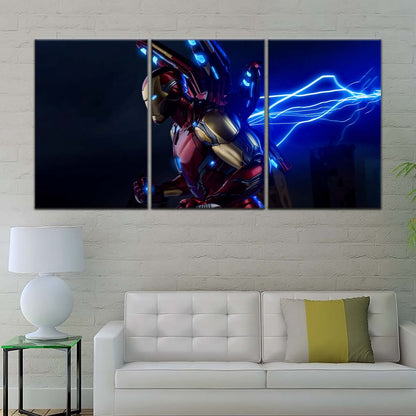 Marvel Wall Art - MCU5028 - Iron Man - Electrifying Power in Action - Marvel Cinematic Universe Poster - Marvel Cinematic Universe Canvas