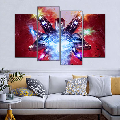 Marvel Wall Art - MCU5029 - Iron Man - Tony Stark’s Power Unleashed - Avengers Endgame - Marvel Cinematic Universe Poster - Marvel Cinematic Universe Canvas