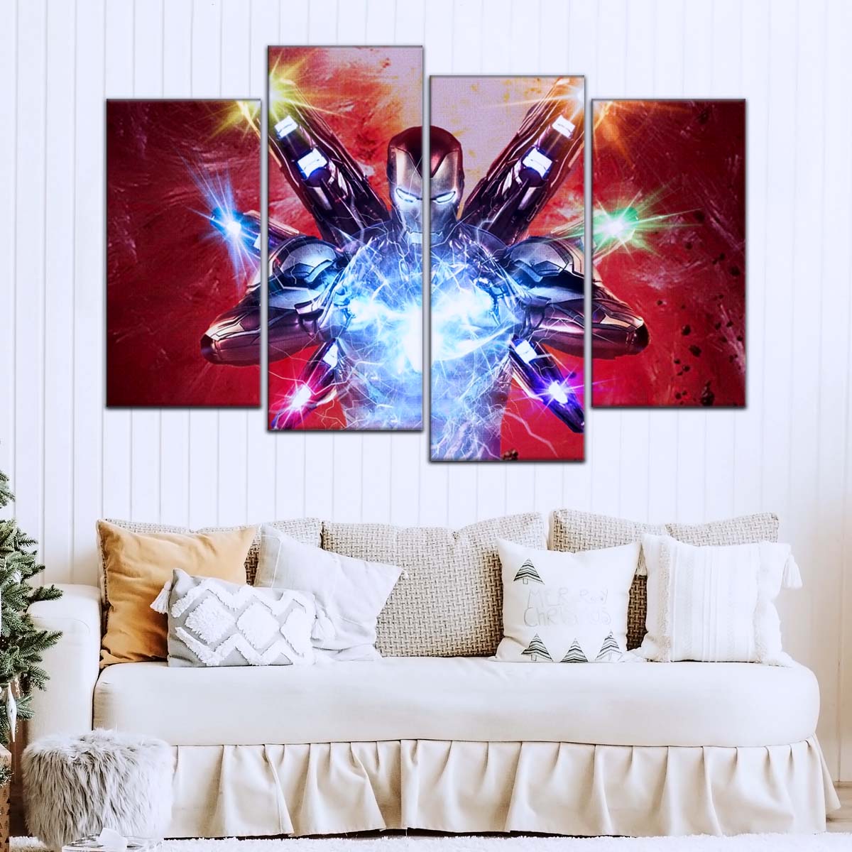 Marvel Wall Art - MCU5029 - Iron Man - Tony Stark’s Power Unleashed - Avengers Endgame - Marvel Cinematic Universe Poster - Marvel Cinematic Universe Canvas