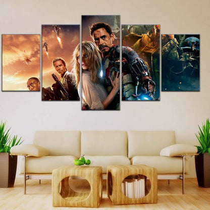 Marvel Wall Art - MCU5030 - Iron Man - Tony Stark & Pepper Potts - Marvel Cinematic Universe Poster - Marvel Cinematic Universe Canvas