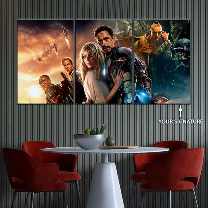 Marvel Wall Art - MCU5030 - Iron Man - Tony Stark & Pepper Potts - Marvel Cinematic Universe Poster - Marvel Cinematic Universe Canvas
