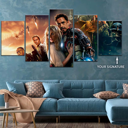 Marvel Wall Art - MCU5030 - Iron Man - Tony Stark & Pepper Potts - Marvel Cinematic Universe Poster - Marvel Cinematic Universe Canvas