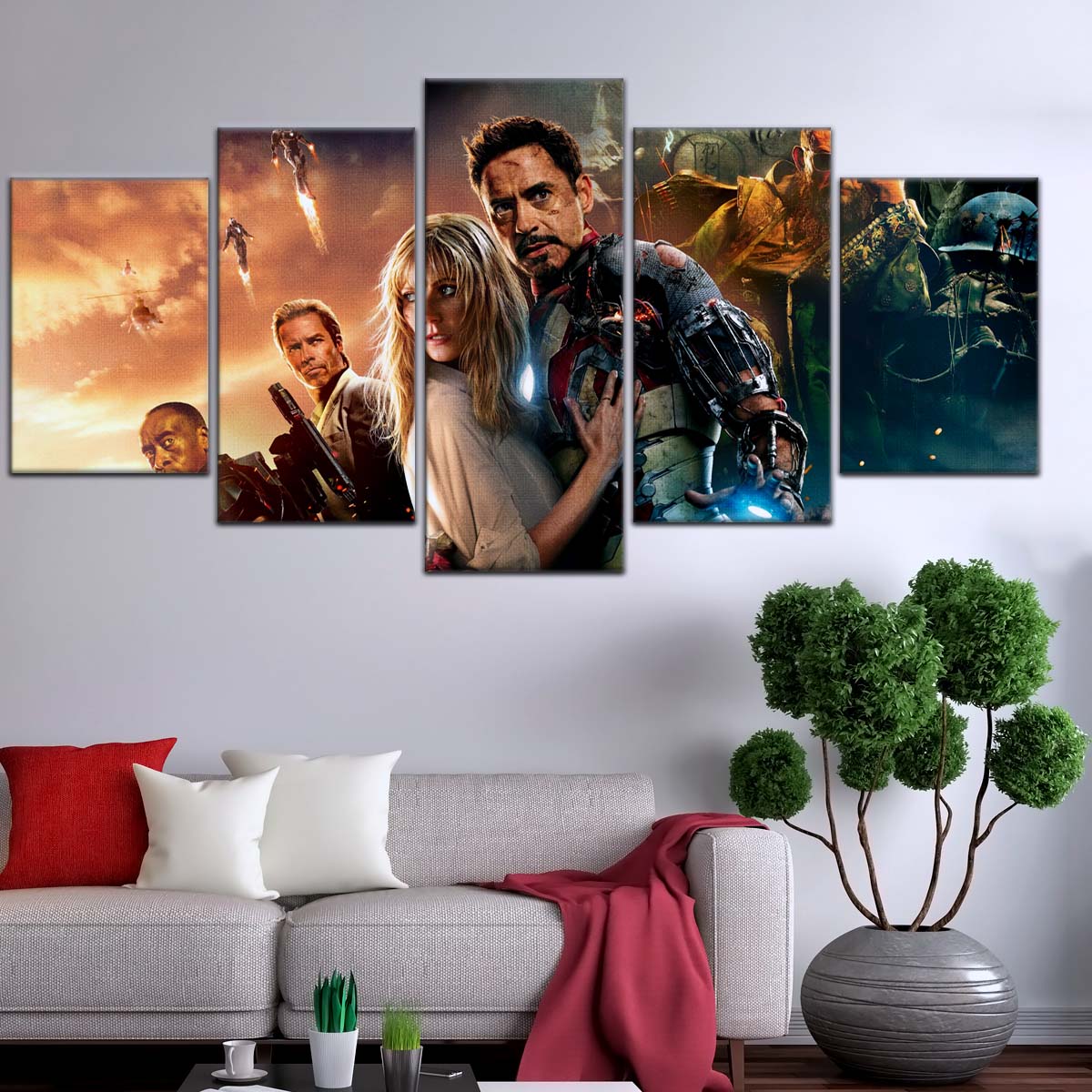 Marvel Wall Art - MCU5030 - Iron Man - Tony Stark & Pepper Potts - Marvel Cinematic Universe Poster - Marvel Cinematic Universe Canvas