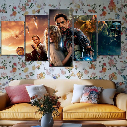 Marvel Wall Art - MCU5030 - Iron Man - Tony Stark & Pepper Potts - Marvel Cinematic Universe Poster - Marvel Cinematic Universe Canvas