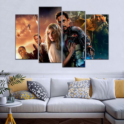 Marvel Wall Art - MCU5030 - Iron Man - Tony Stark & Pepper Potts - Marvel Cinematic Universe Poster - Marvel Cinematic Universe Canvas
