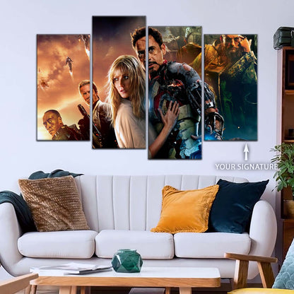 Marvel Wall Art - MCU5030 - Iron Man - Tony Stark & Pepper Potts - Marvel Cinematic Universe Poster - Marvel Cinematic Universe Canvas