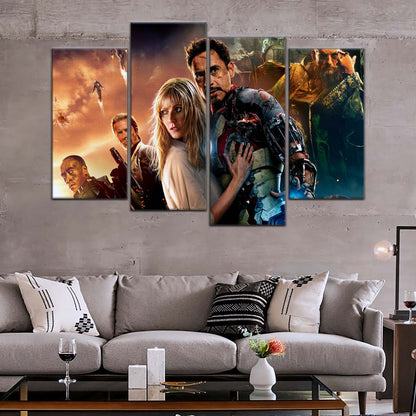 Marvel Wall Art - MCU5030 - Iron Man - Tony Stark & Pepper Potts - Marvel Cinematic Universe Poster - Marvel Cinematic Universe Canvas