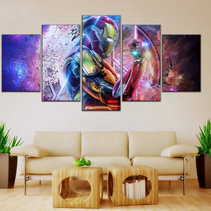 Marvel Wall Art - MCU5037 - Infinity Gauntlet Iron Man - Avengers EndGame - Marvel Cinematic Universe Poster - Marvel Cinematic Universe Canvas