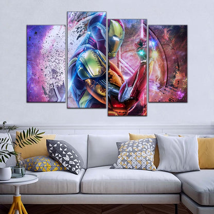 Marvel Wall Art - MCU5037 - Infinity Gauntlet Iron Man - Avengers EndGame - Marvel Cinematic Universe Poster - Marvel Cinematic Universe Canvas
