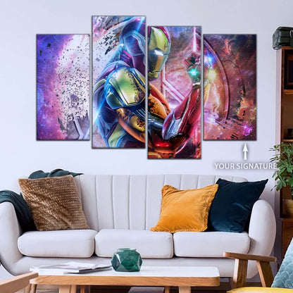 Marvel Wall Art - MCU5037 - Infinity Gauntlet Iron Man - Avengers EndGame - Marvel Cinematic Universe Poster - Marvel Cinematic Universe Canvas