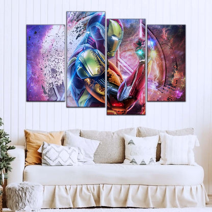 Marvel Wall Art - MCU5037 - Infinity Gauntlet Iron Man - Avengers EndGame - Marvel Cinematic Universe Poster - Marvel Cinematic Universe Canvas