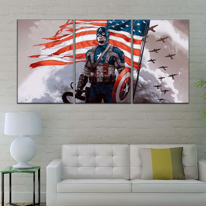 Marvel Wall Art - MCU5042 - Captain America - Marvel Cinematic Universe Poster - Marvel Cinematic Universe Canvas