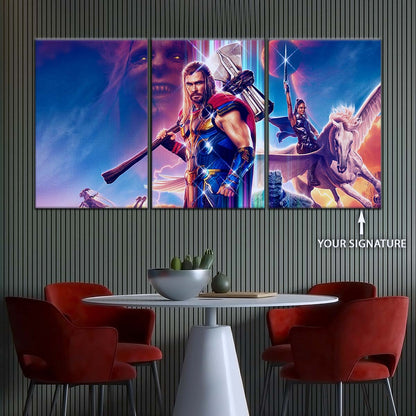 Marvel Wall Art - MCU5044 - Thor - Thor Love And Thunder - Marvel Cinematic Universe Poster - Marvel Cinematic Universe Canvas