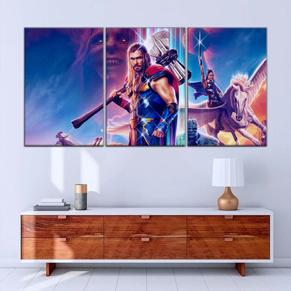 Marvel Wall Art - MCU5044 - Thor - Thor Love And Thunder - Marvel Cinematic Universe Poster - Marvel Cinematic Universe Canvas