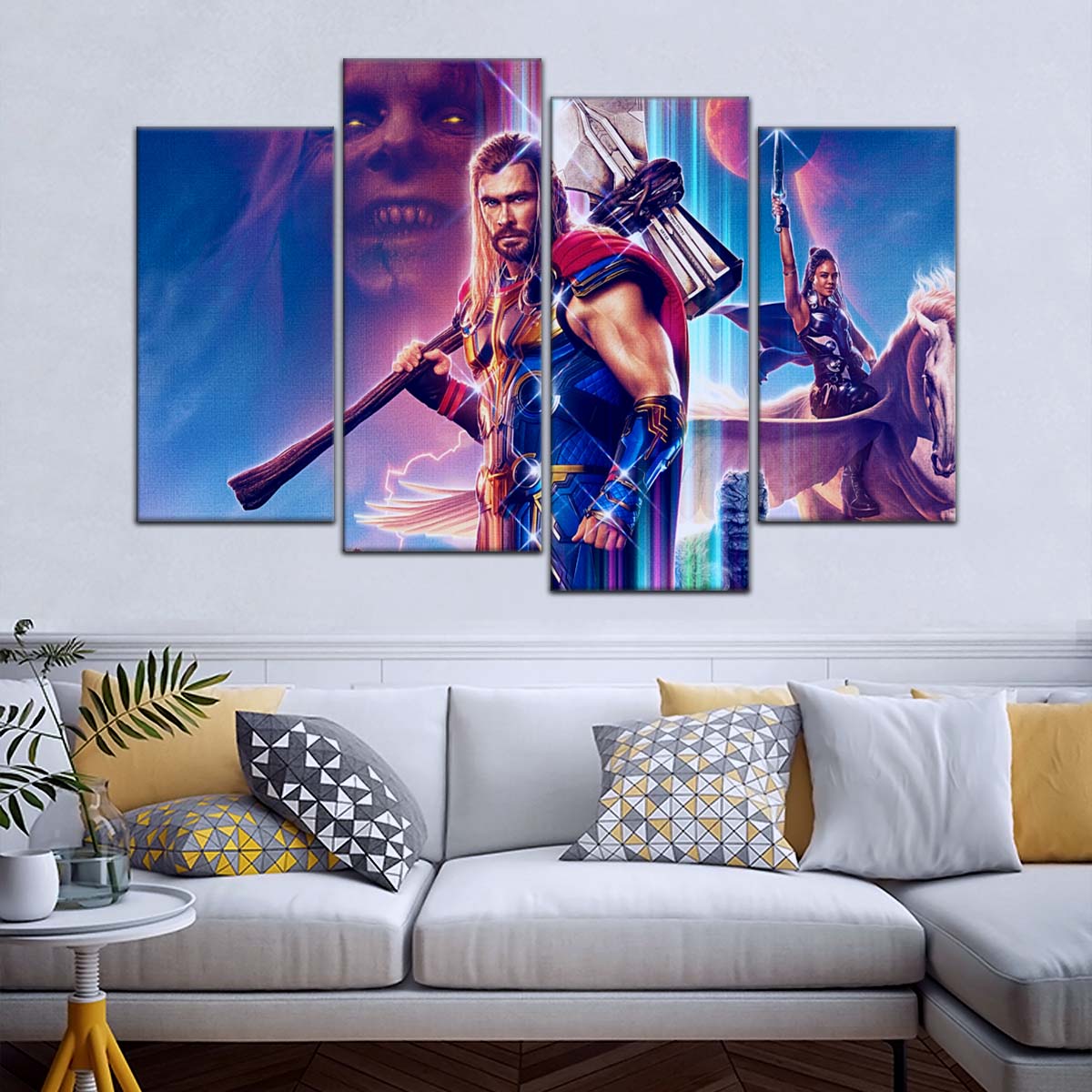 Marvel Wall Art - MCU5044 - Thor - Thor Love And Thunder - Marvel Cinematic Universe Poster - Marvel Cinematic Universe Canvas