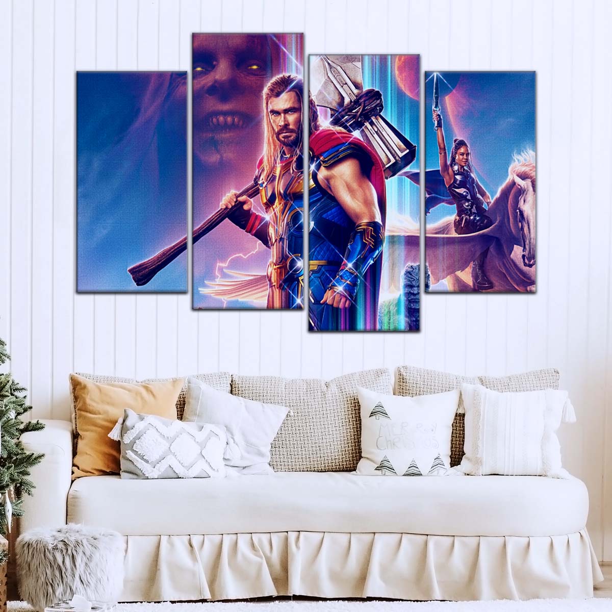 Marvel Wall Art - MCU5044 - Thor - Thor Love And Thunder - Marvel Cinematic Universe Poster - Marvel Cinematic Universe Canvas