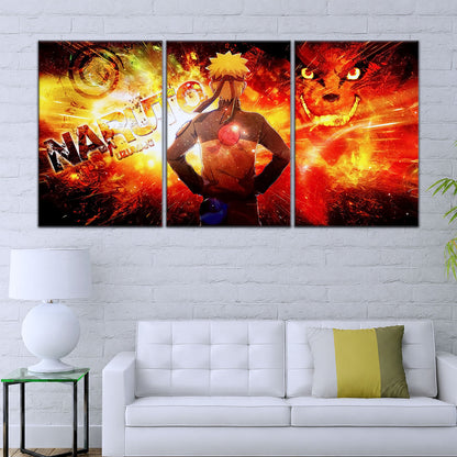 Naruto Canvas Wall Art - NA5004 - Kyubi Power Naruto Uzumaki