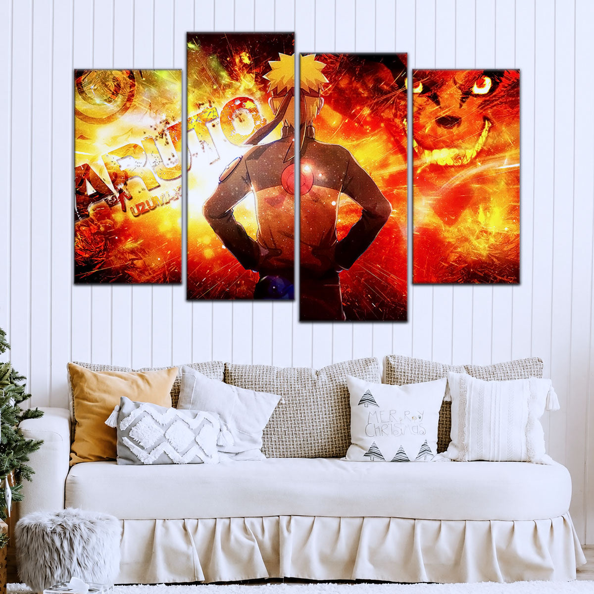 Naruto Canvas Wall Art - NA5004 - Kyubi Power Naruto Uzumaki