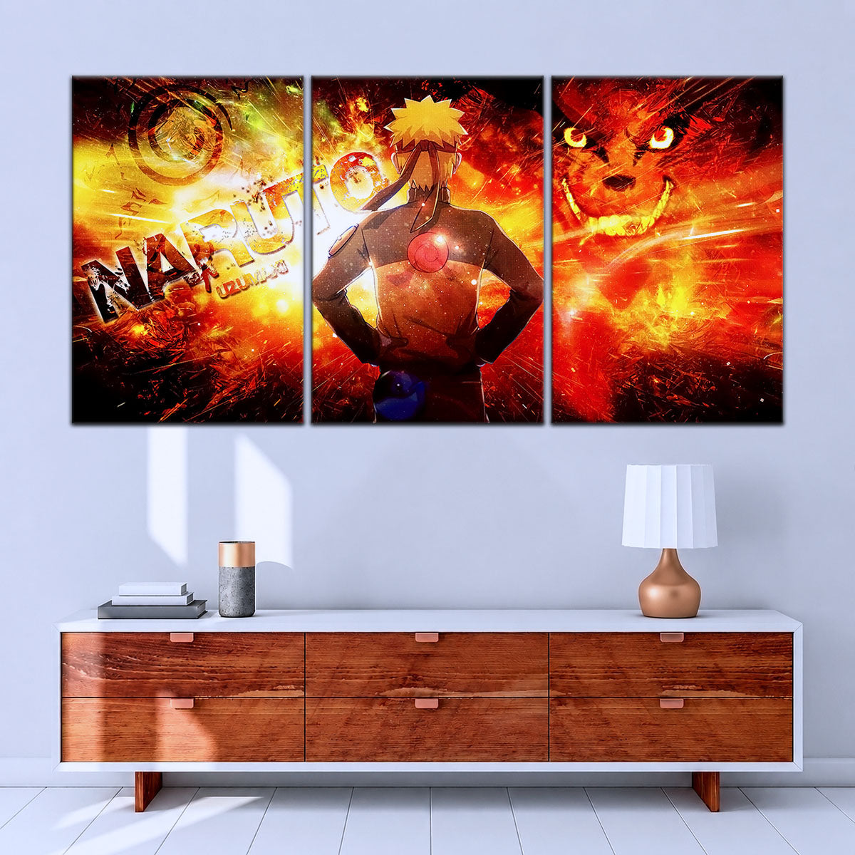 Naruto Canvas Wall Art - NA5004 - Kyubi Power Naruto Uzumaki