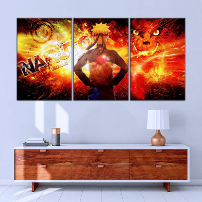 Naruto Canvas Wall Art - NA5004 - Kyubi Power Naruto Uzumaki