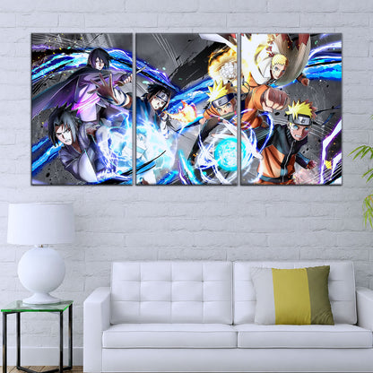 Naruto Canvas Wall Art - NA5009 - Naruto Uzumaki - Sasuke Uchiha