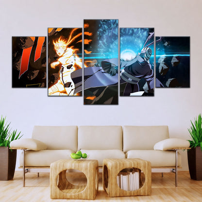 Naruto Canvas Wall Art - NA5011 - Naruto Uzumaki - Obito Uchiha Sage of Six Paths
