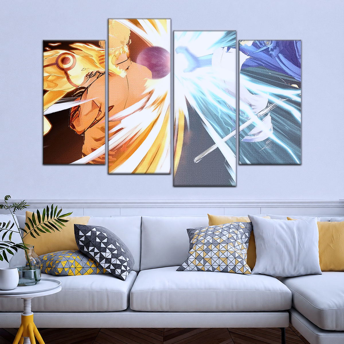 Naruto Canvas Wall Art - NA5020 - Naruto Uzumaki - Sasuke Uchiha
