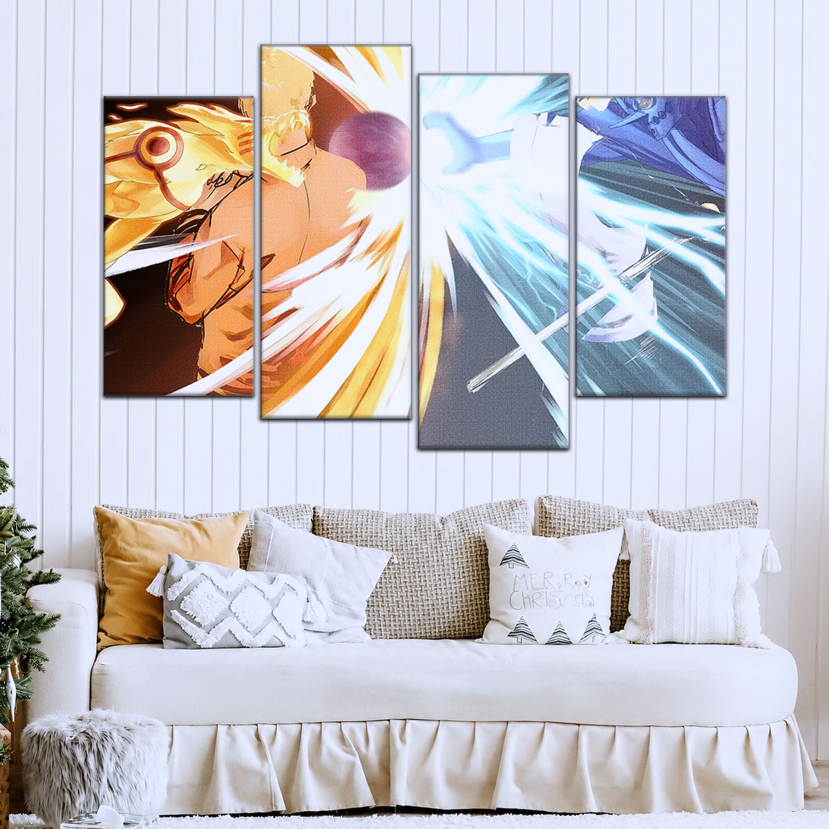 Naruto Canvas Wall Art - NA5020 - Naruto Uzumaki - Sasuke Uchiha