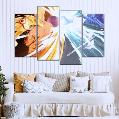 Naruto Canvas Wall Art - NA5020 - Naruto Uzumaki - Sasuke Uchiha