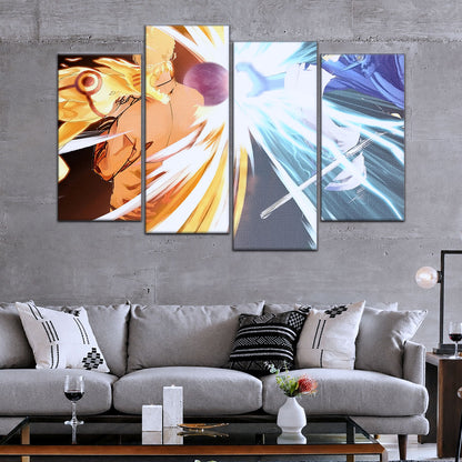 Naruto Canvas Wall Art - NA5020 - Naruto Uzumaki - Sasuke Uchiha