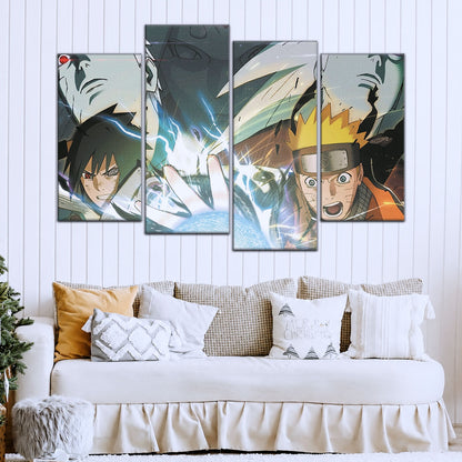 Naruto Canvas Wall Art - NA5021 - Naruto Uzumaki - Sasuke Uchiha - Obito - Madara