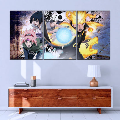 Naruto Canvas Wall Art - NA5022 - Sakura Haruno - Naruto Uzumaki - Sasuke Uchiha