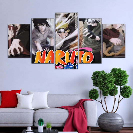 Naruto Canvas Wall Art - NA5027 - Naruto - Sasuke - Kakashi - Itachi