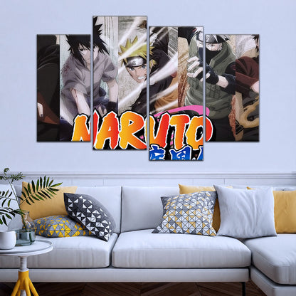Naruto Canvas Wall Art - NA5027 - Naruto - Sasuke - Kakashi - Itachi