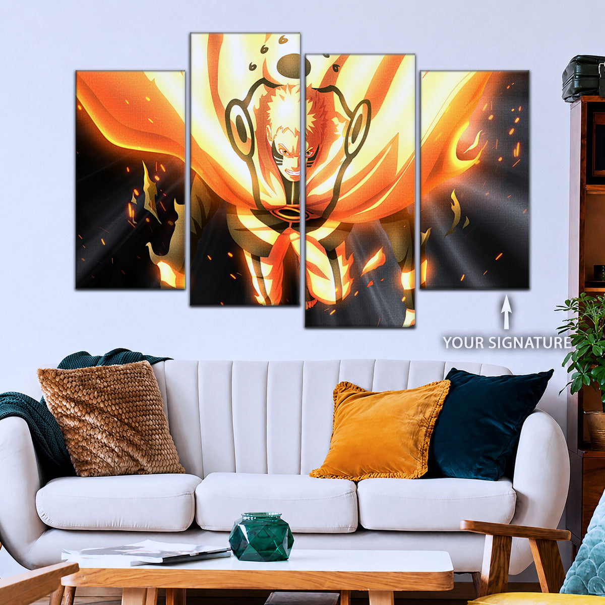 Naruto Canvas Wall Art - NA5044 - Naruto Uzumaki Blaze