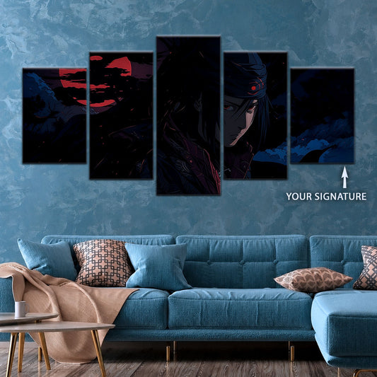 Naruto Canvas Wall Art - NA5049 - Sasuke Uchiha Nightfall