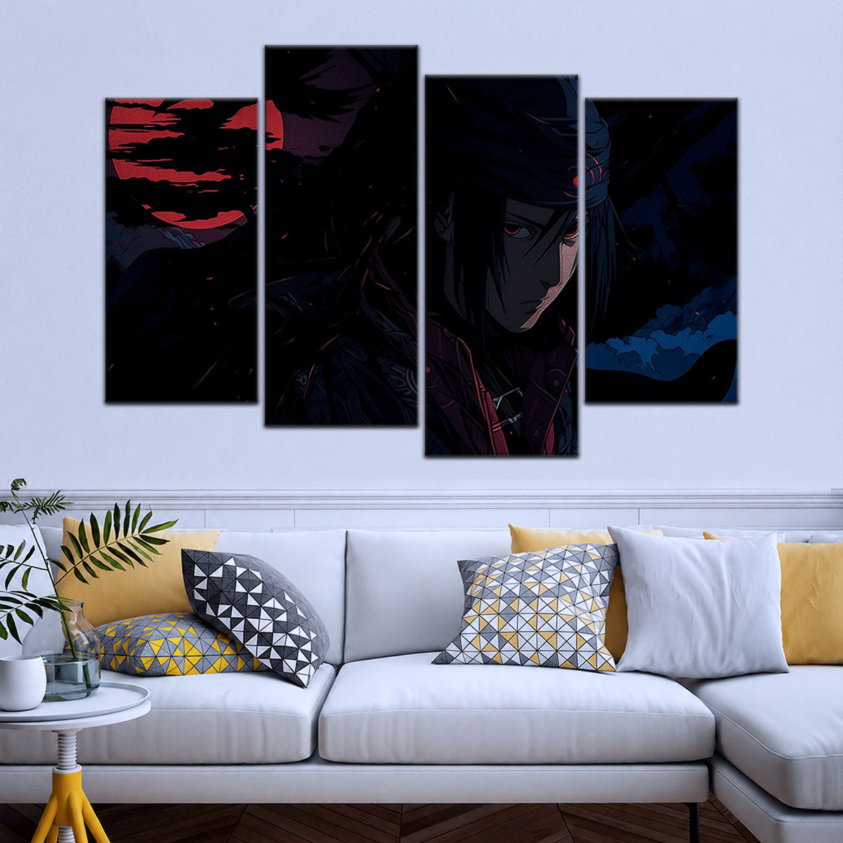 Naruto Canvas Wall Art - NA5049 - Sasuke Uchiha Nightfall